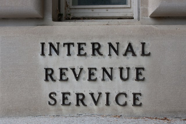 IRS Collections Headquarters Sign